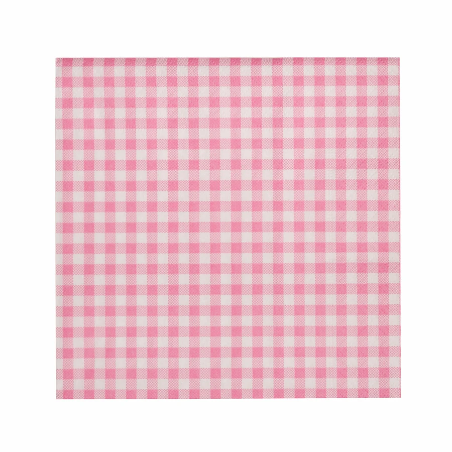 Karaca Home Plaid 20li Kağıt Peçete 33x33 cm Pink