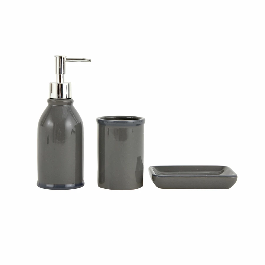 Karaca Home Plain 3 Parça Banyo Seti