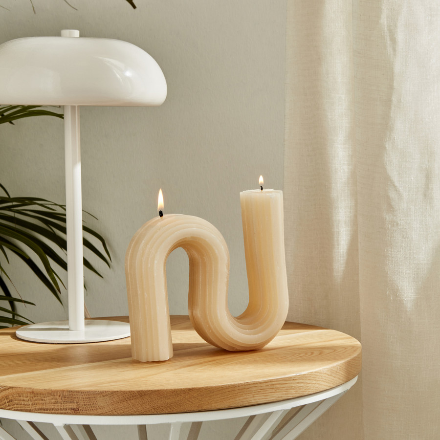 Karaca Home Ringlet Mum Krem