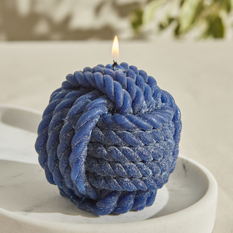 Karaca Home Rope Mum 8 cm Lacivert