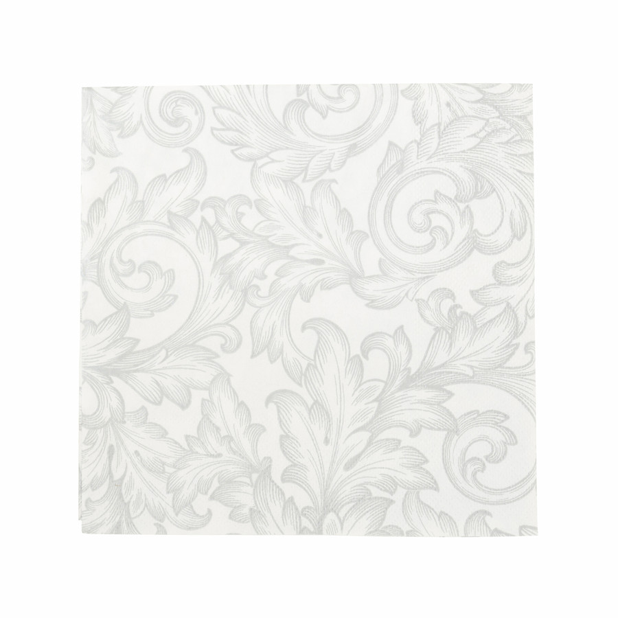 Karaca Home New Year Baroque Silver-White 20'li Kağıt Peçete