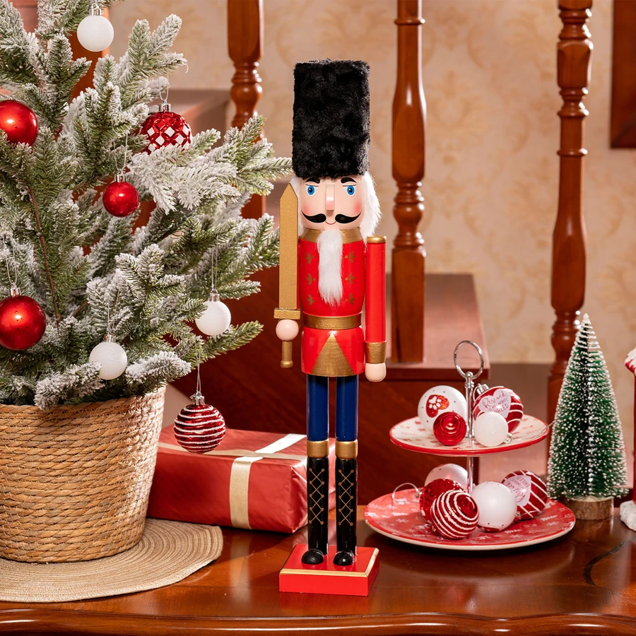 Karaca Home New Year Yılbaşı Nutcracker With Sword 55 Cm