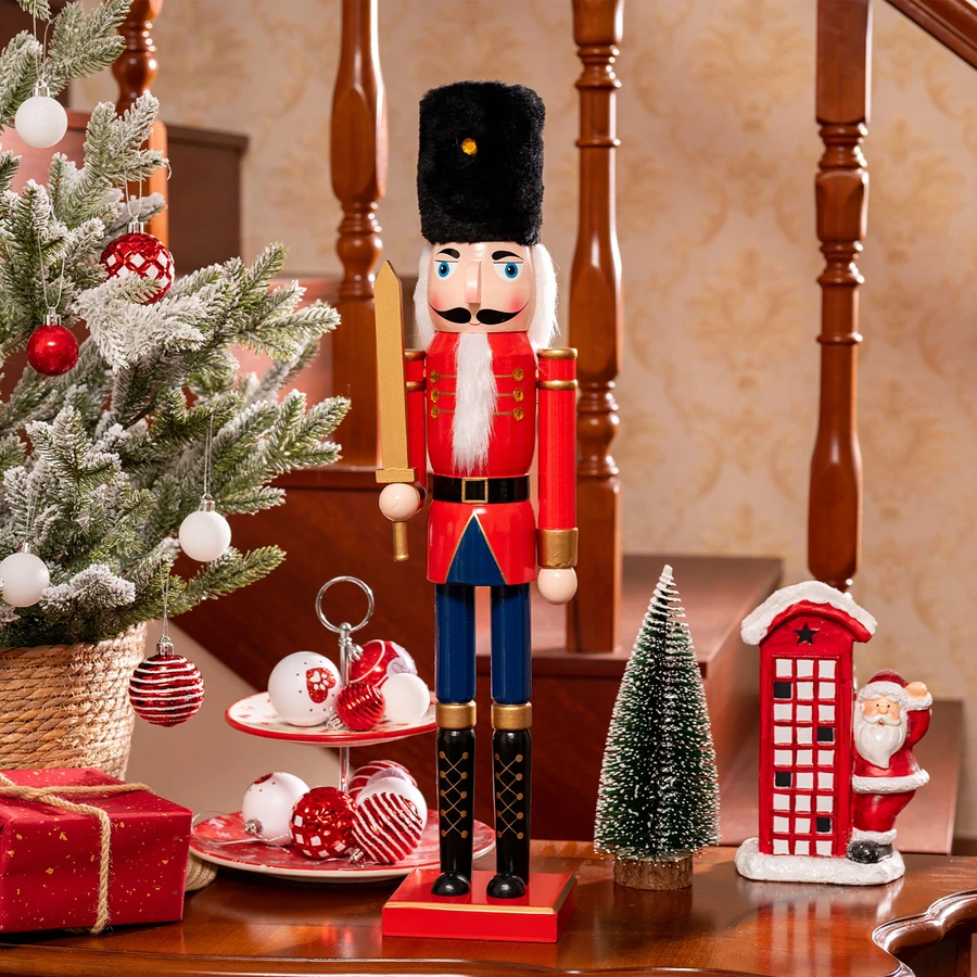 Karaca Home New Year Yılbaşı Nutcracker With Sword 66 Cm