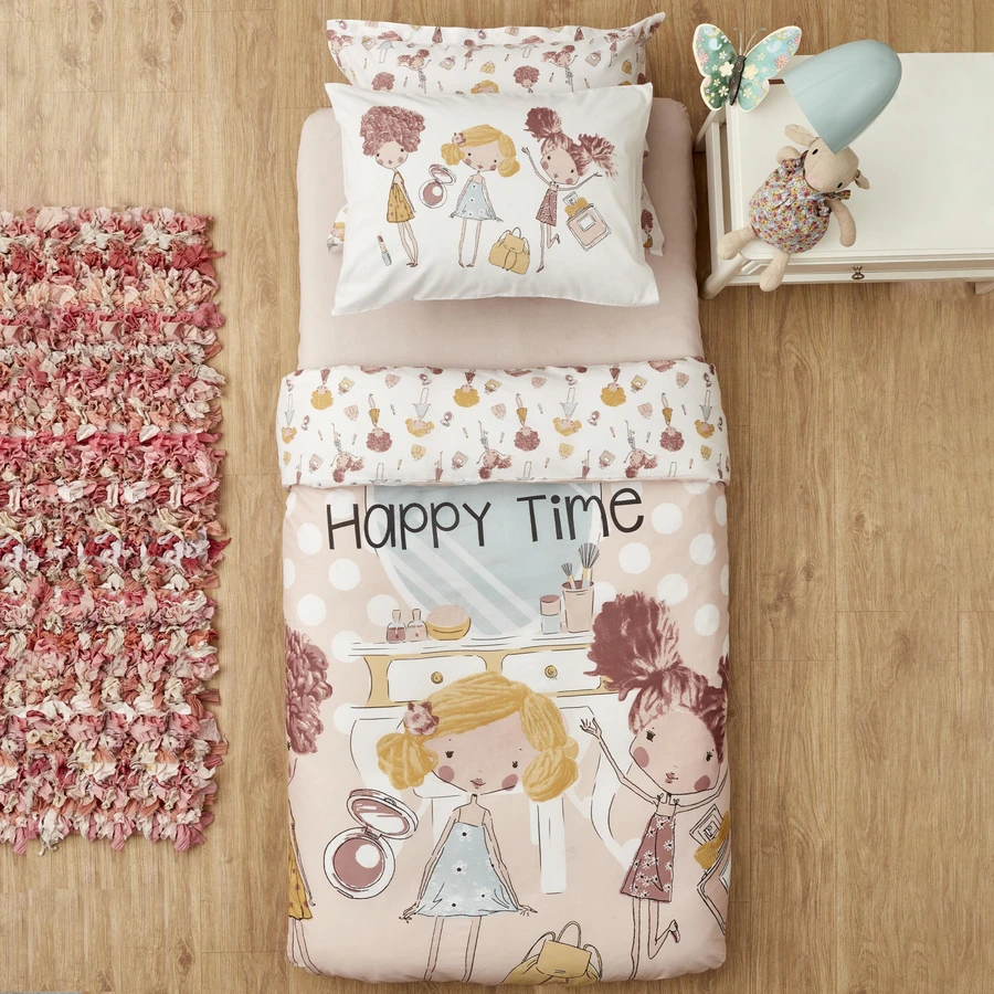 Karaca Home Young Happy Time %100 Pamuk Tek Kişilik Nevresim Takımı