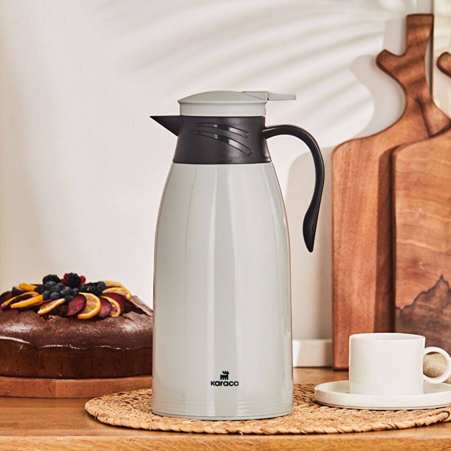 Karaca Bella Sızdırmaz Termos Bej 1,7 L