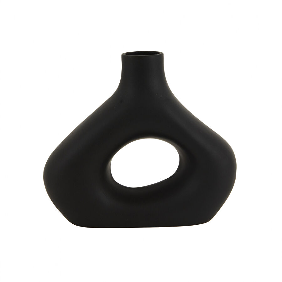 Karaca Home Hester Siyah Vazo 23 Cm