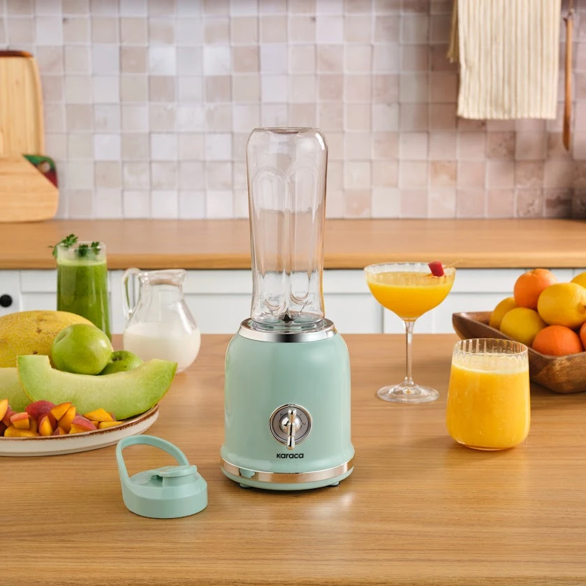 Karaca Retro Personal Kişisel Smoothie Blender Green
