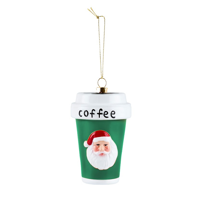 Karaca New Year Yılbaşı Coffe Cup Ağaç Süsü