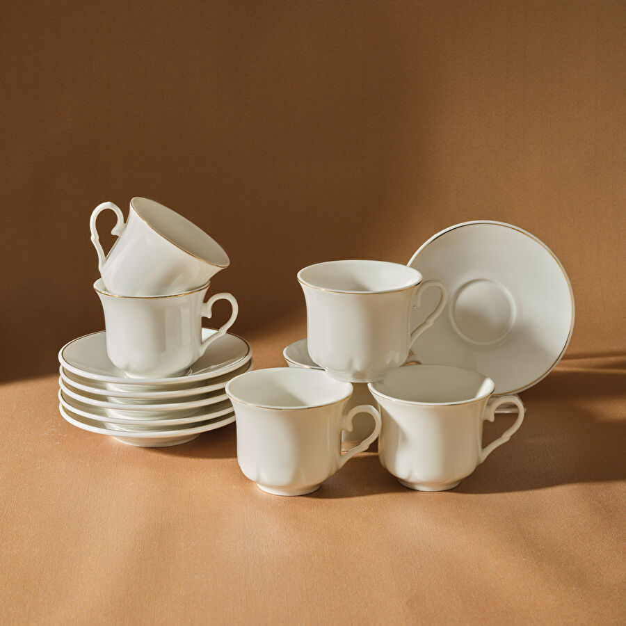 Karaca Helena 6 Kişilik Kahve Fincanı 80 Ml