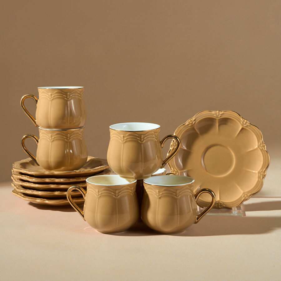 Karaca Misto 6 Kişilik Kahve Fincan Takımı 90 Ml