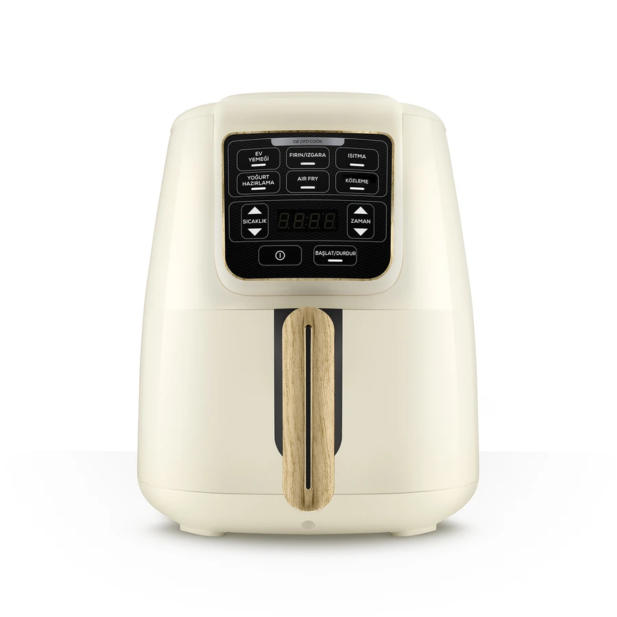 Karaca Air Pro Cook 3 in 1 XL Ev Yemeği, Közleme, Airfryer Wood Craft 4 Kişilik