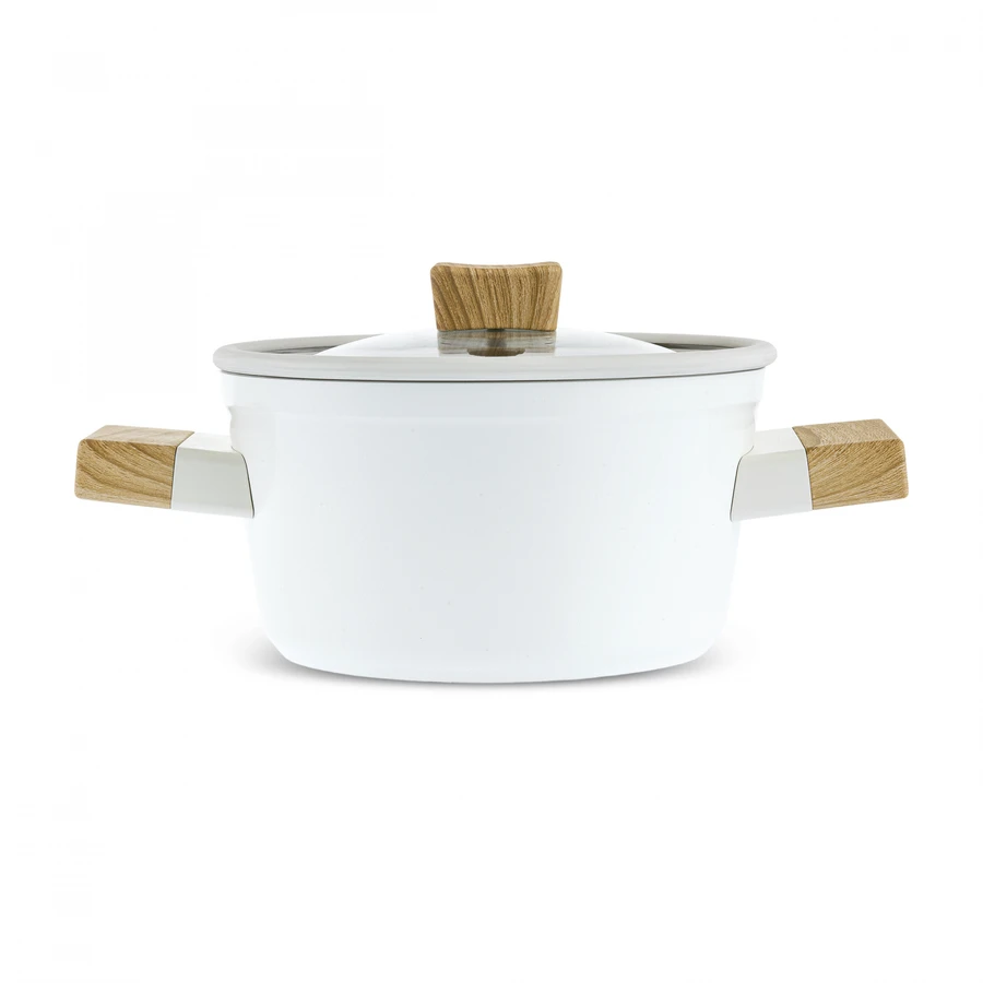 Karaca x Refika Swiss Crystal Creamy Wood Tencere 14 cm