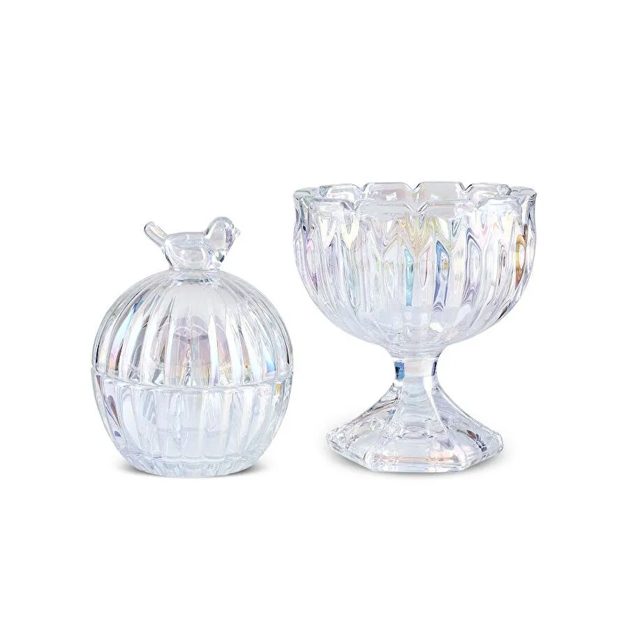 Karaca Terry İkili Lokumluk Seti Luster