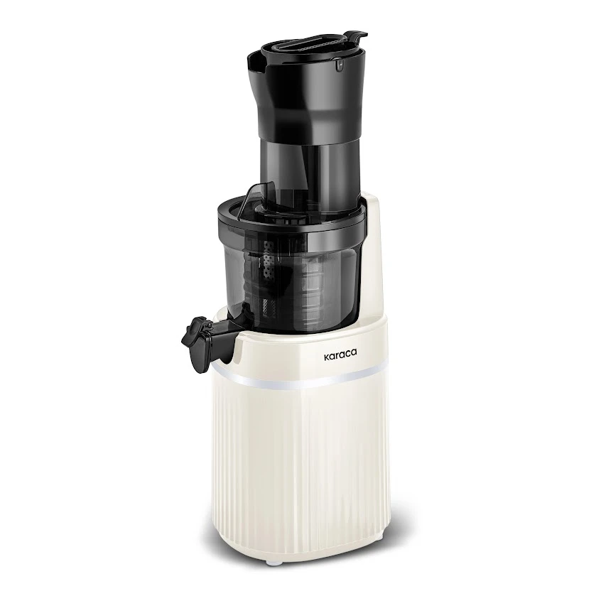 Karaca Fresh Press Slow Juicer Yavaş Sıkım Katı Meyve Sıkacağı Cream