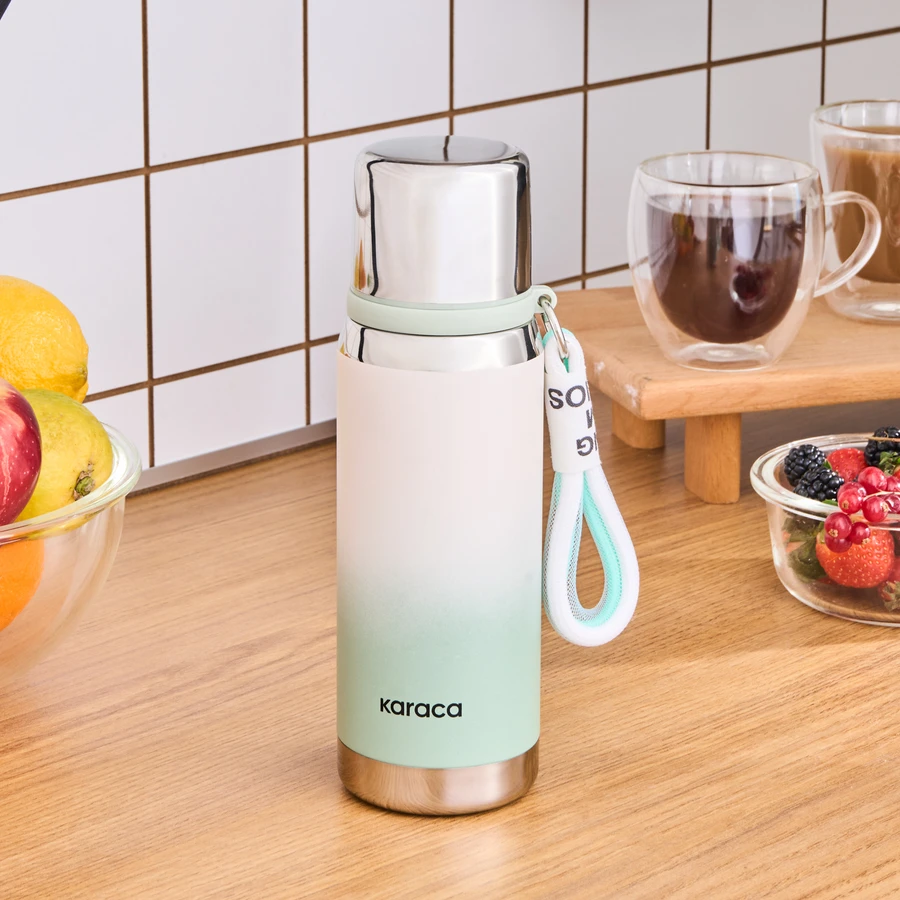 Karaca İnoxis Çelik Sızdırmaz Termos 550 Ml Mint