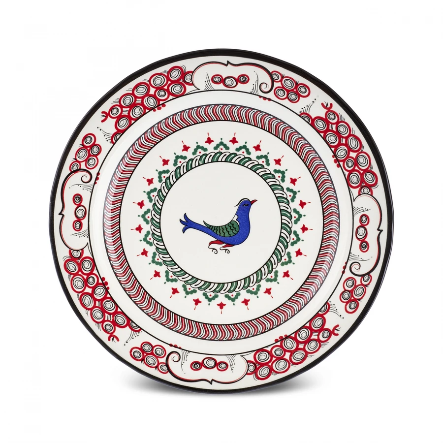 Karaca İznik Kuş Servis Tabağı 26 cm