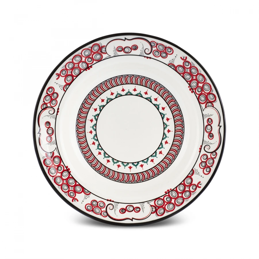 Karaca İznik Lal Çukur Tabak 23 cm