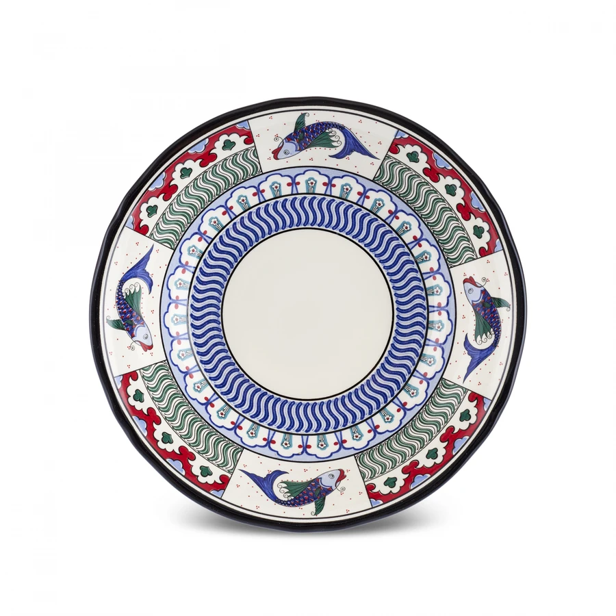 Karaca İznik Balık Salata Kasesi 24 cm
