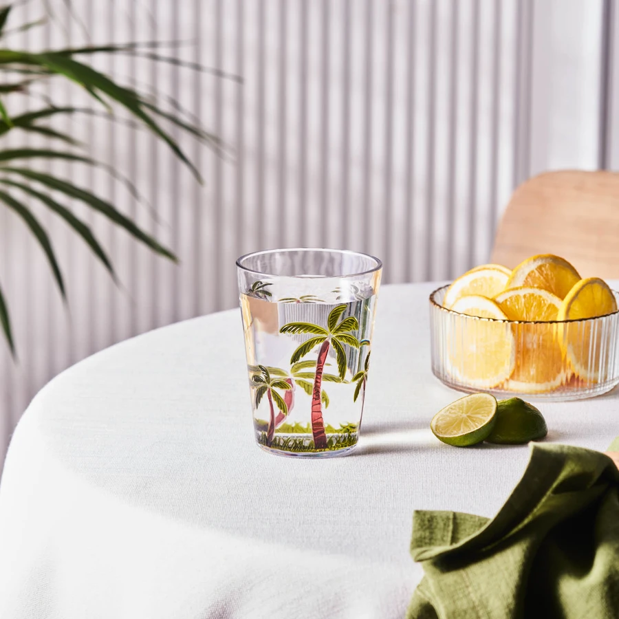 Karaca Palmera Akrilik Su Bardağı 430 ml Şeffaf