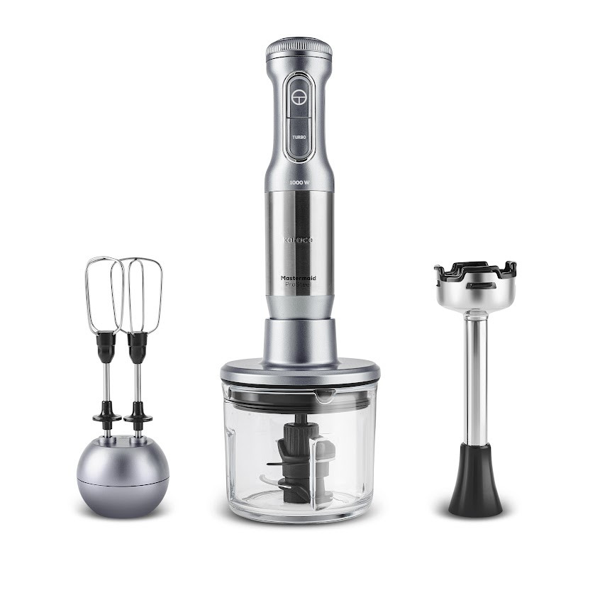 Karaca Mastermaid Prosteel 1000W Blender Set Cam Hazneli Galaxy Grey