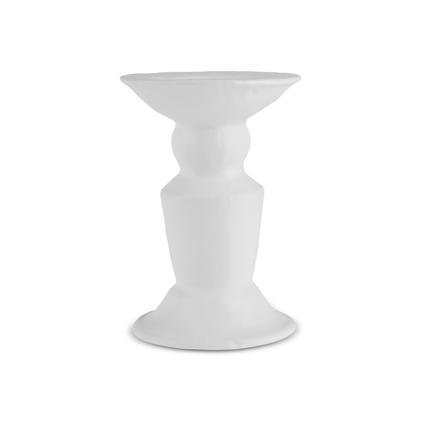 Karaca Stone Mumluk Beyaz 12,8x12,8x18,7 cm
