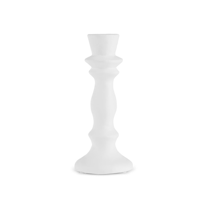 Karaca Stone Şamdan Beyaz 9,4x9,4x21,2 cm