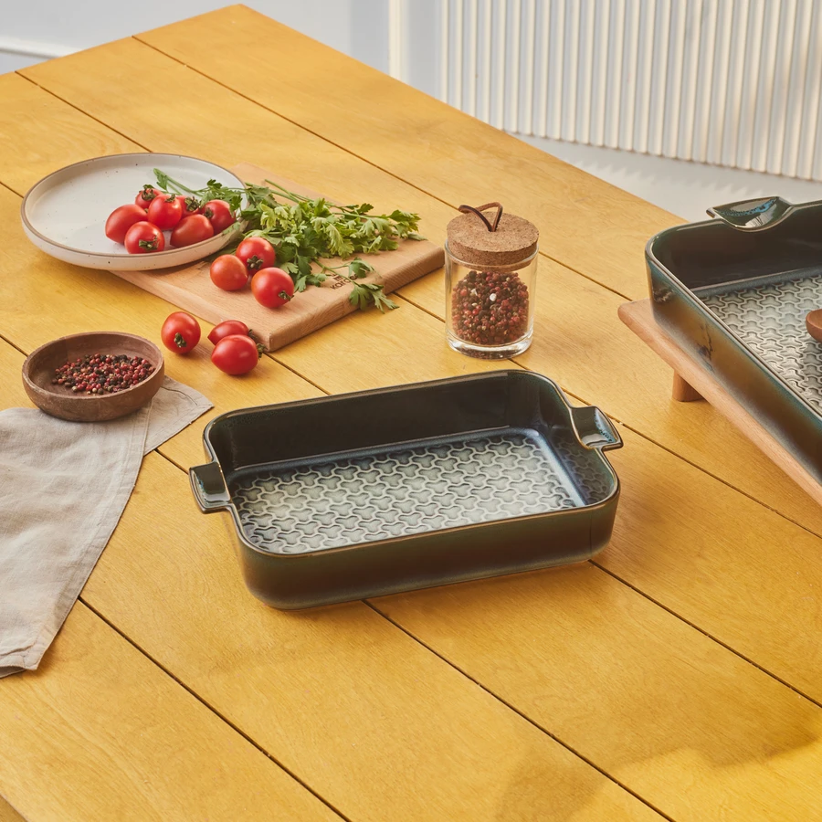 Karaca Culina Reaktif Fırın Kabı Mavi 31 cm