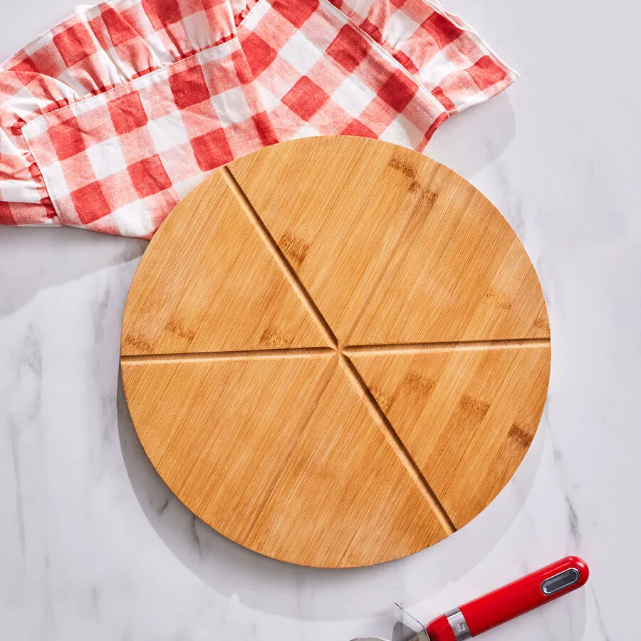 Karaca Bambu Lezza Pizza Kesme Tahtası ve Sunumluk