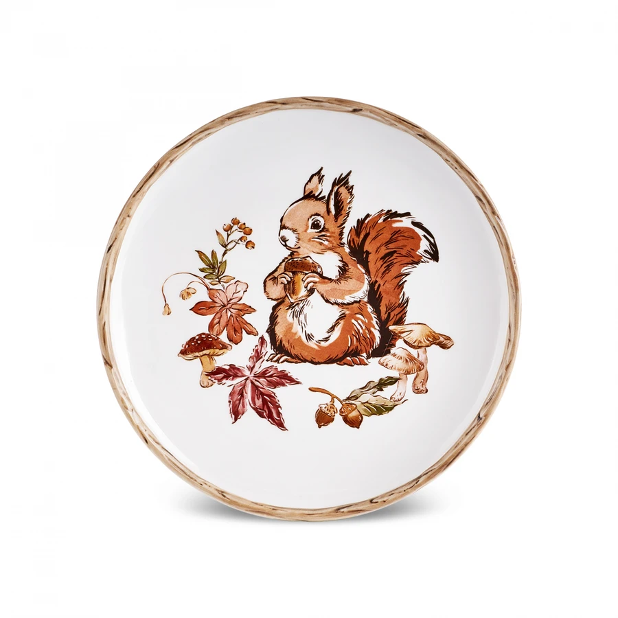 Karaca Cozy Sincap Pasta Tabağı 21 cm