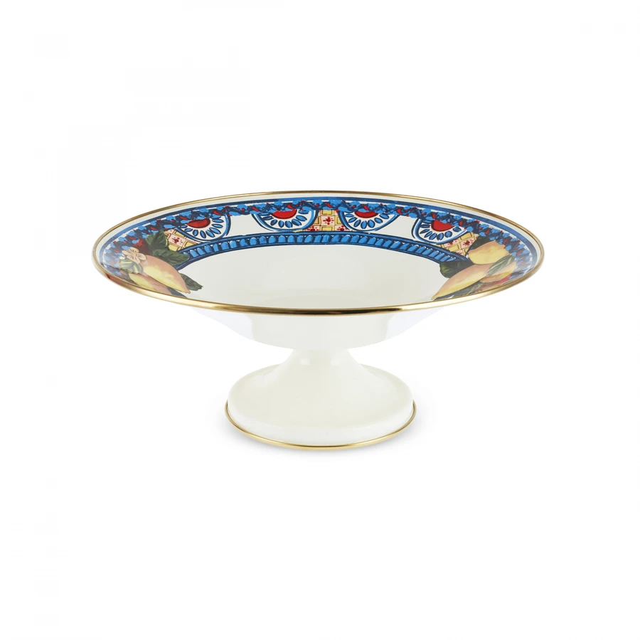 Karaca Amalfi Emaye Ayaklı Meyvelik 30 cm