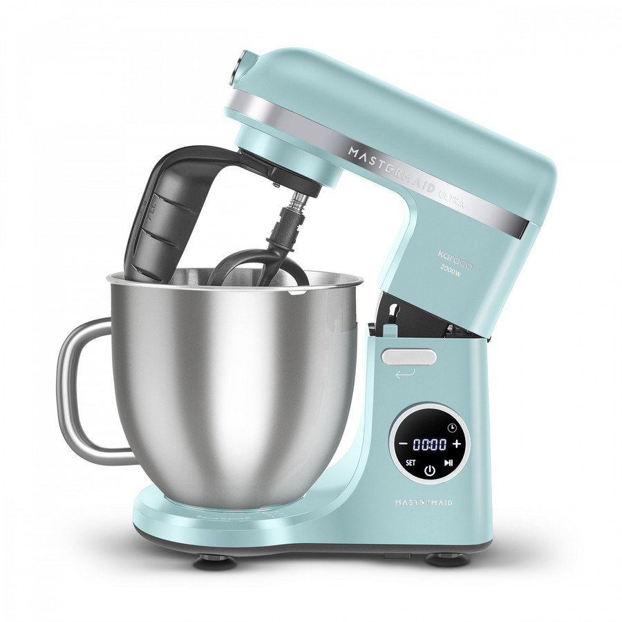Karaca Mastermaid Chef Ultra D2000W Dijital Ekranlı Hamur Yoğurma Makinesi Tiffany 7L