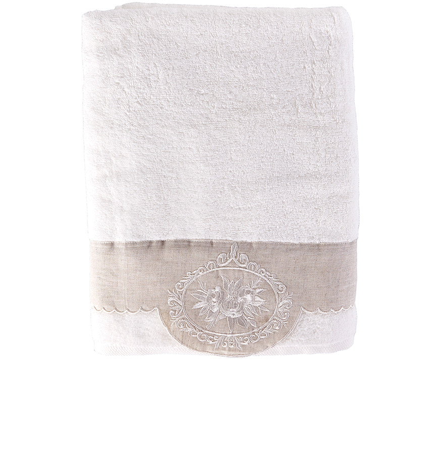 Karaca Home Asorti Nakışlı Banyo Havlusu 85x150 cm