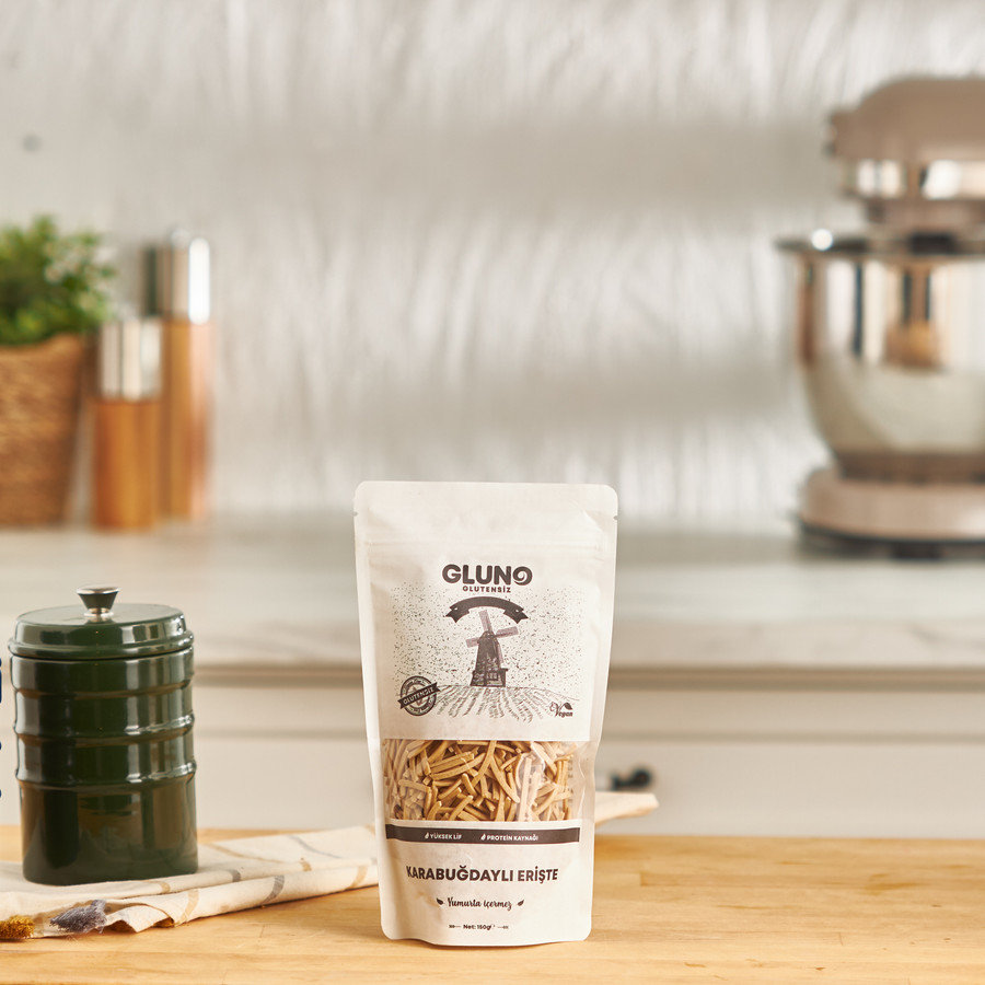 Gluno Glutensiz Karabuğdaylı Erişte 150 gr
