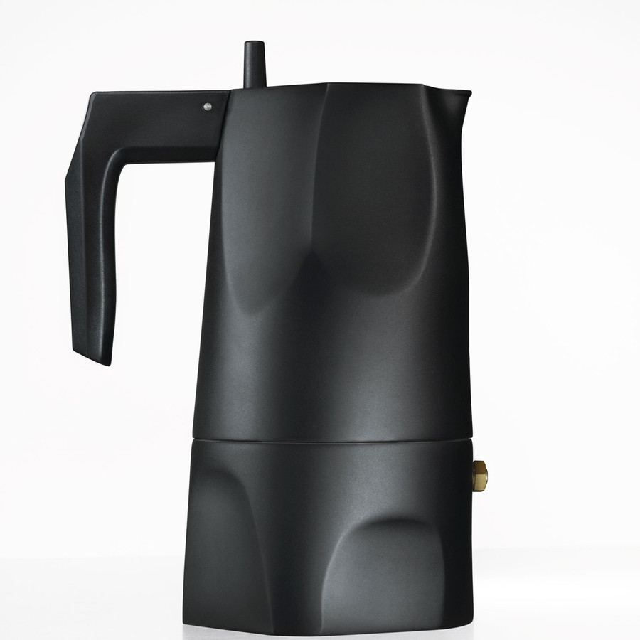 Alessi Ossidiana Espresso Kahve Makinesi 150 ml Siyah