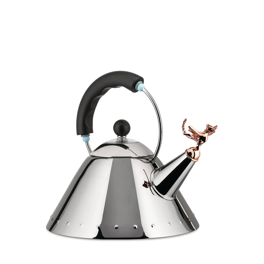 Alessi Kettle Tea Rex 2 Lt Siyah