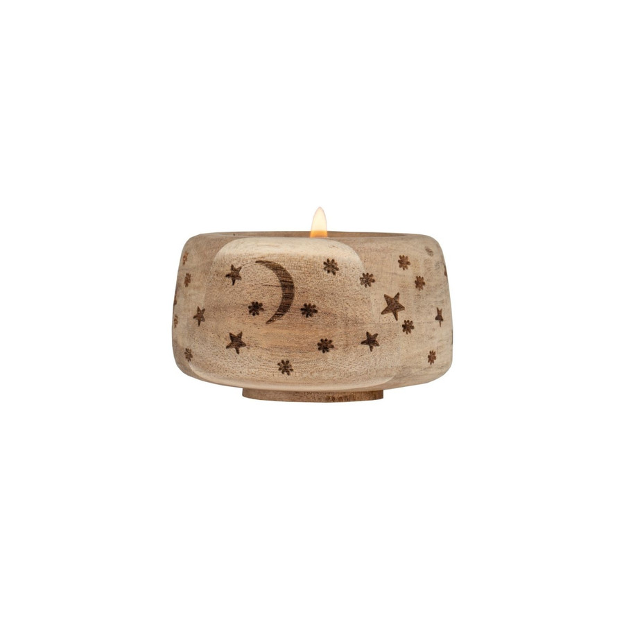 Rader Ay Işığı Tealight Mumluk Kahverengi