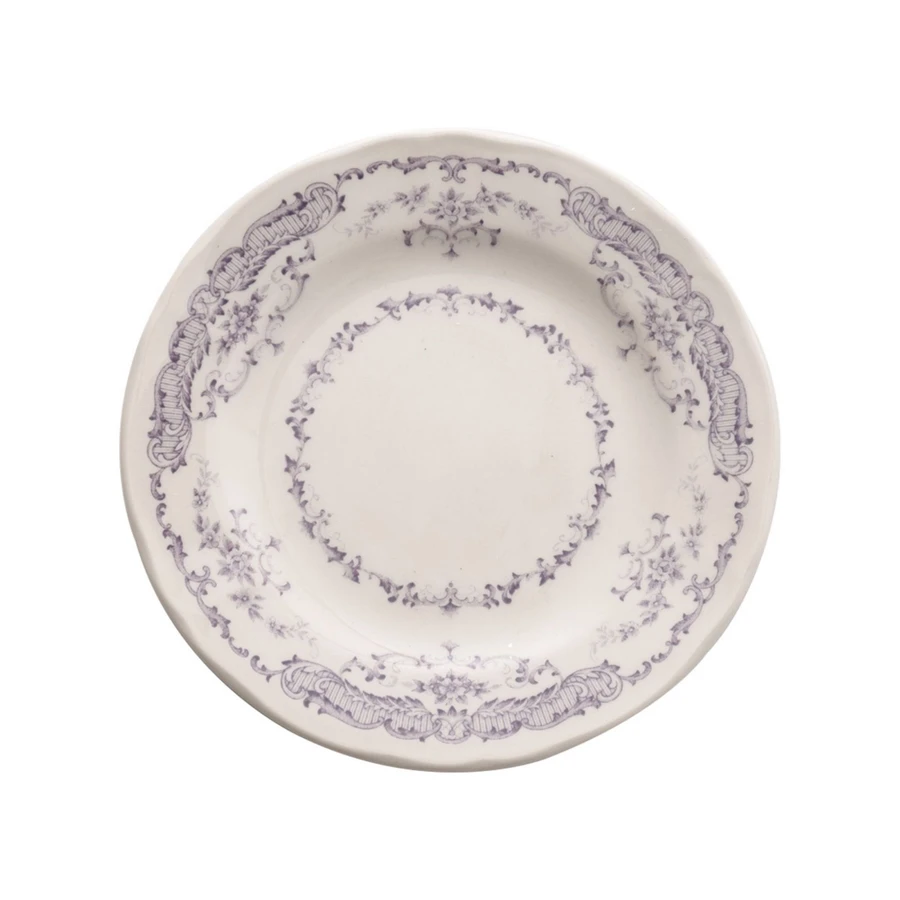 Bitossi Home Rose Violet Floral Ekmek Tabağı 15,6 cm