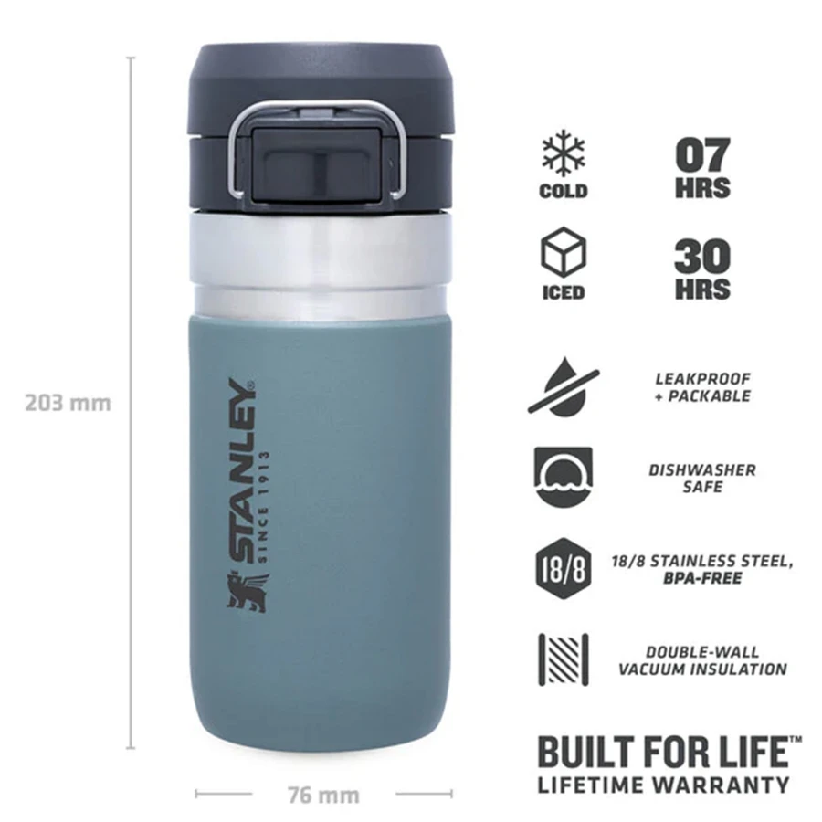 Stanley The Quick Flip Water Bottle Shale 047 Litre