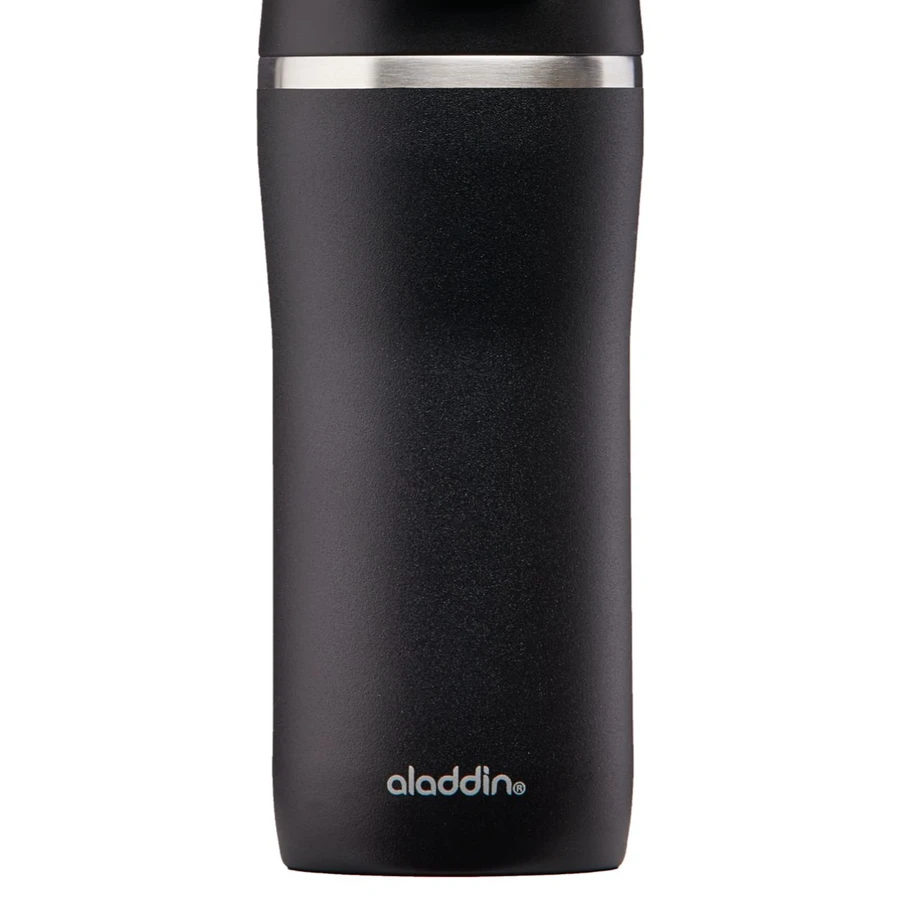 Aladdin Mocca Thermavac Leak-Lock Siyah Çelik El Termosu Bardak 0,35 Lt