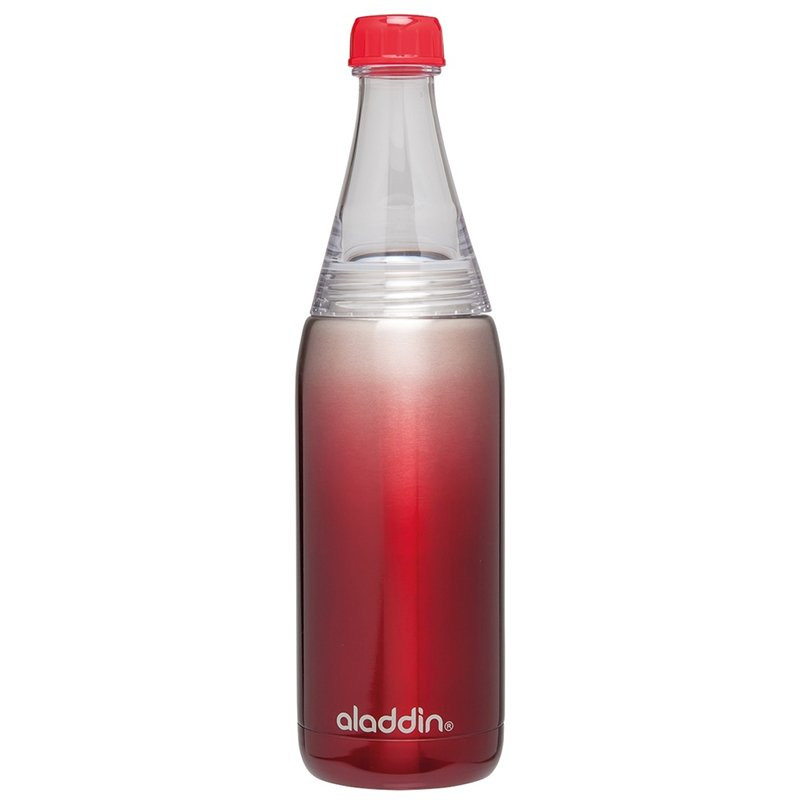 Aladdin Fresco Twist and Go Hybrid Koyu Kırmızı Vakumlu Şişe 0,60 Lt