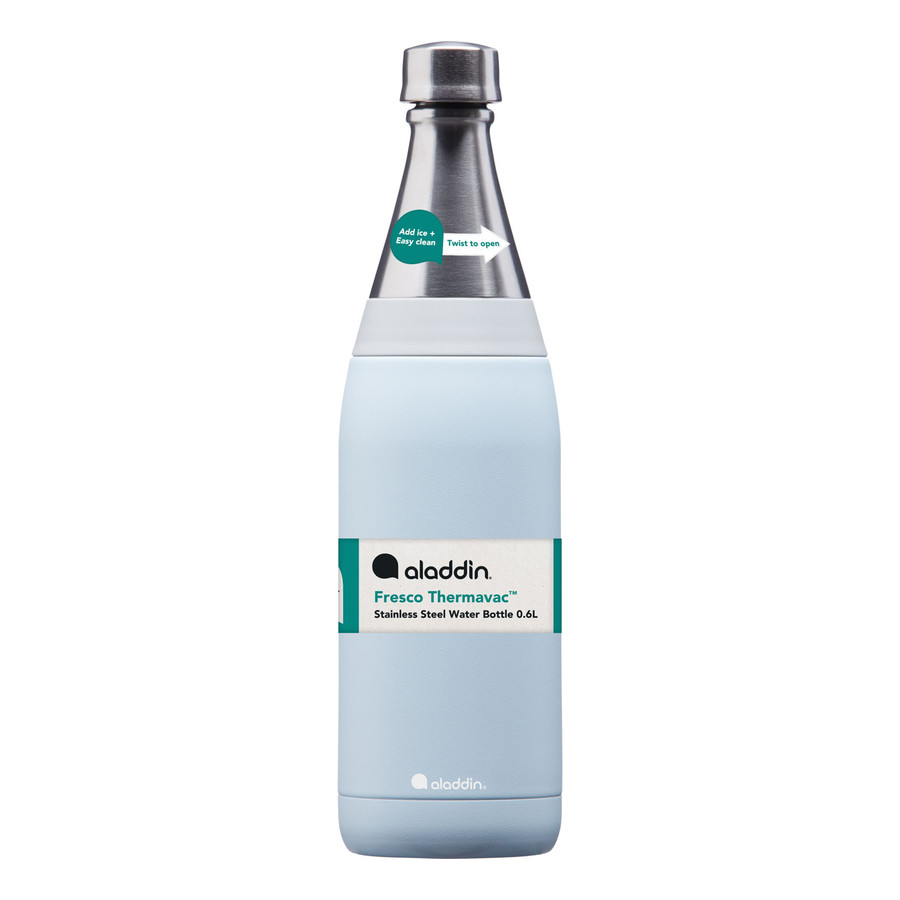 Aladdin Fresco S.Steel Water Sky Blue 0.6 Litre