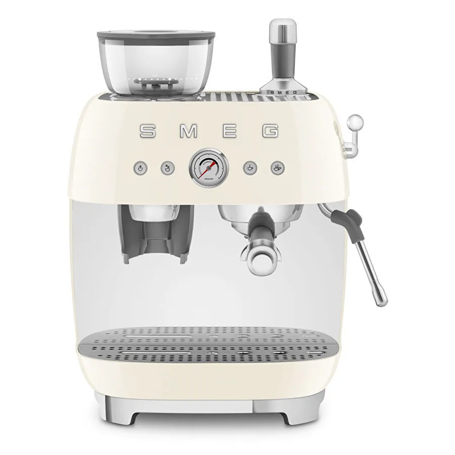 Smeg Öğütücülü Espresso Kahve Makinesi Cream Egf03creu