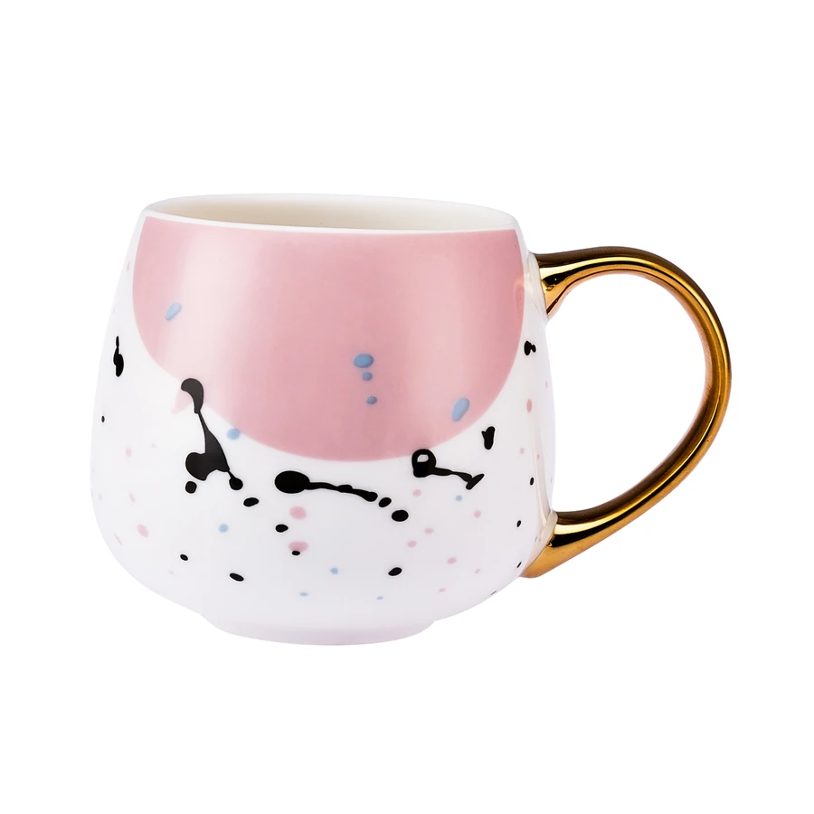Emsan Watercolor Kupa 380 ml Pembe