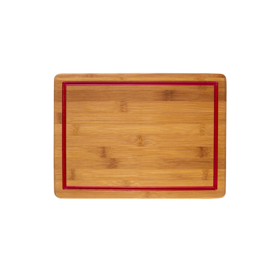 Karaca Bamboo Simpson Kesme Tahtası Red 34x25 cm