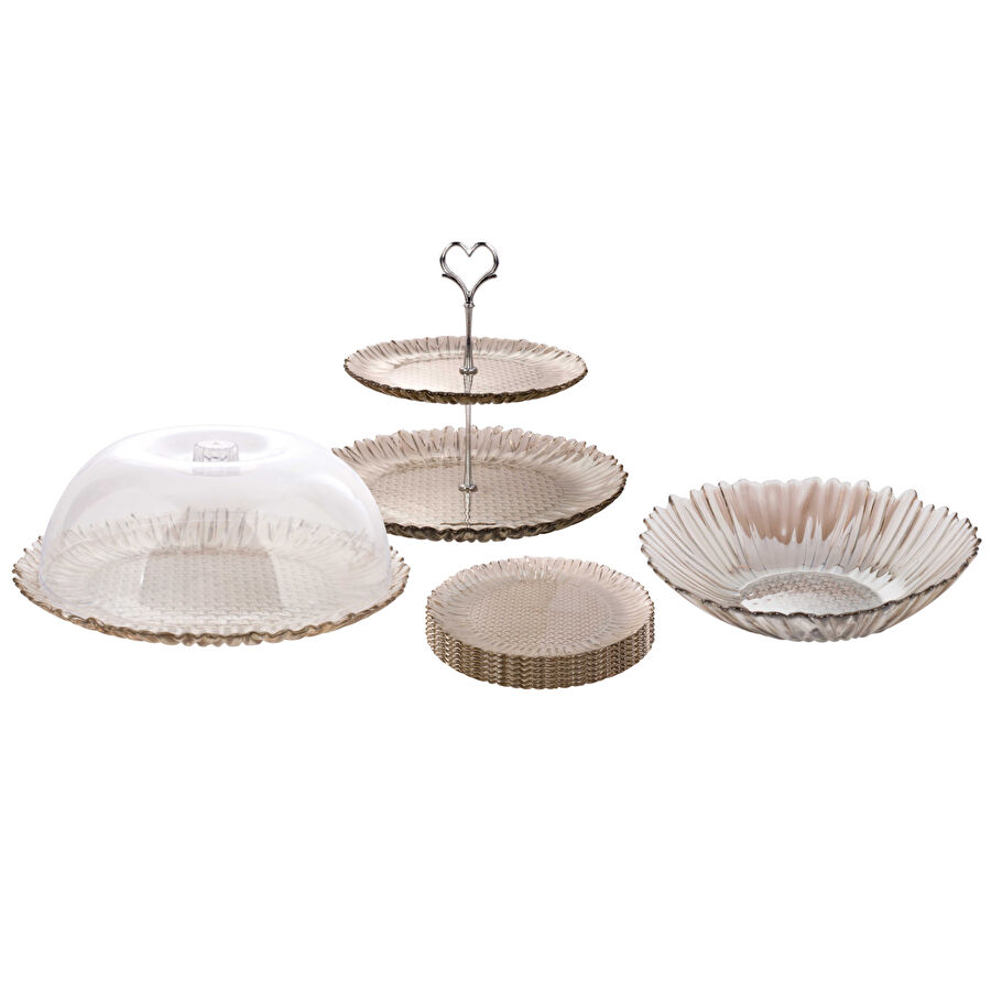 Karaca Belda Tatlı Kutu/Pasta Takımı