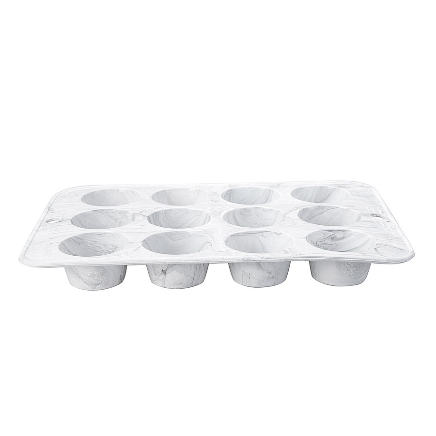 Karaca White Marble Silikon 12li Muffin Kek Kalıbı