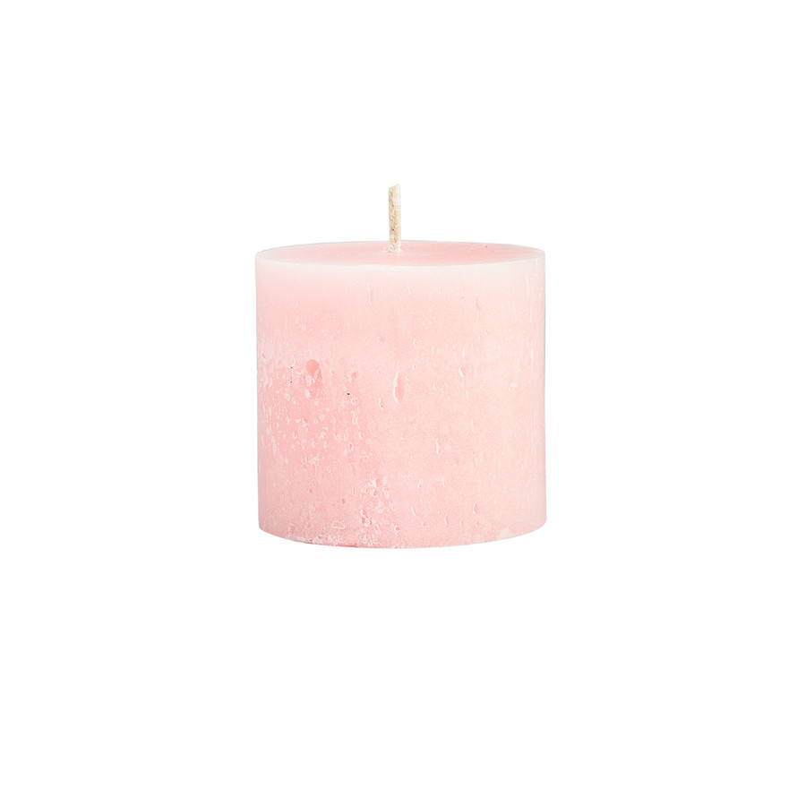 Karaca Andy Pembe Silindir Mum 6,5x6 cm