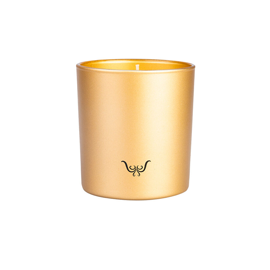Karaca Sienna 8.5 cm x 9.5 cm Gold Cam Kapta Kokulu Mum