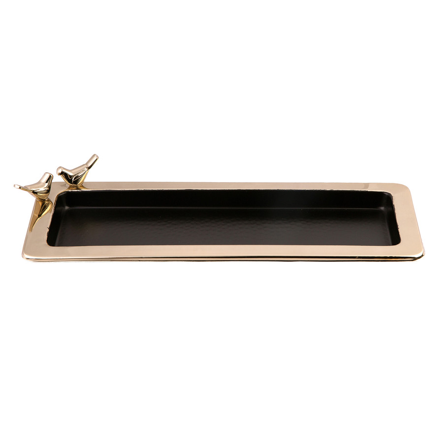 Karaca Home Black Birdy 21x37 cm Tepsi