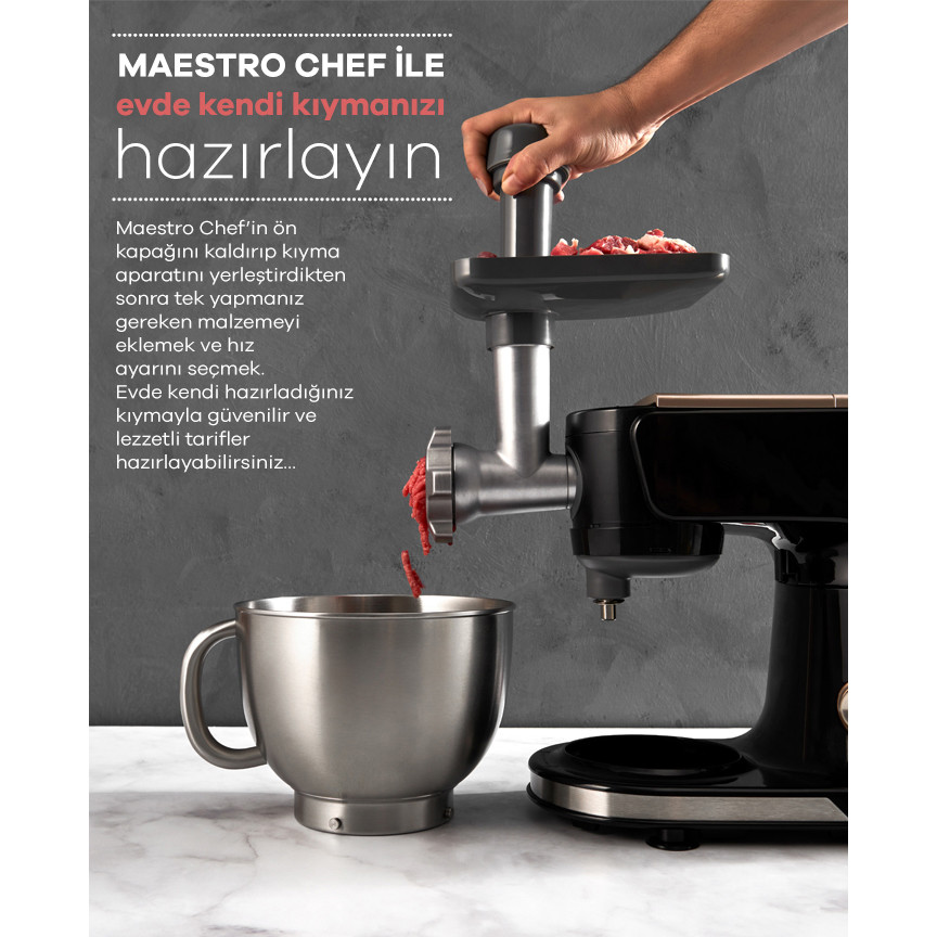 Karaca Maestro Chef Mutfağınızdaki Profesyonel 7 in 1 Siyah